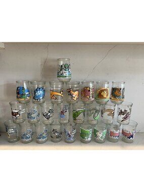Lot (25) Welch's Jelly Pokemon Tom & Jerry Muppet Dino Lion King  Looney Tunes